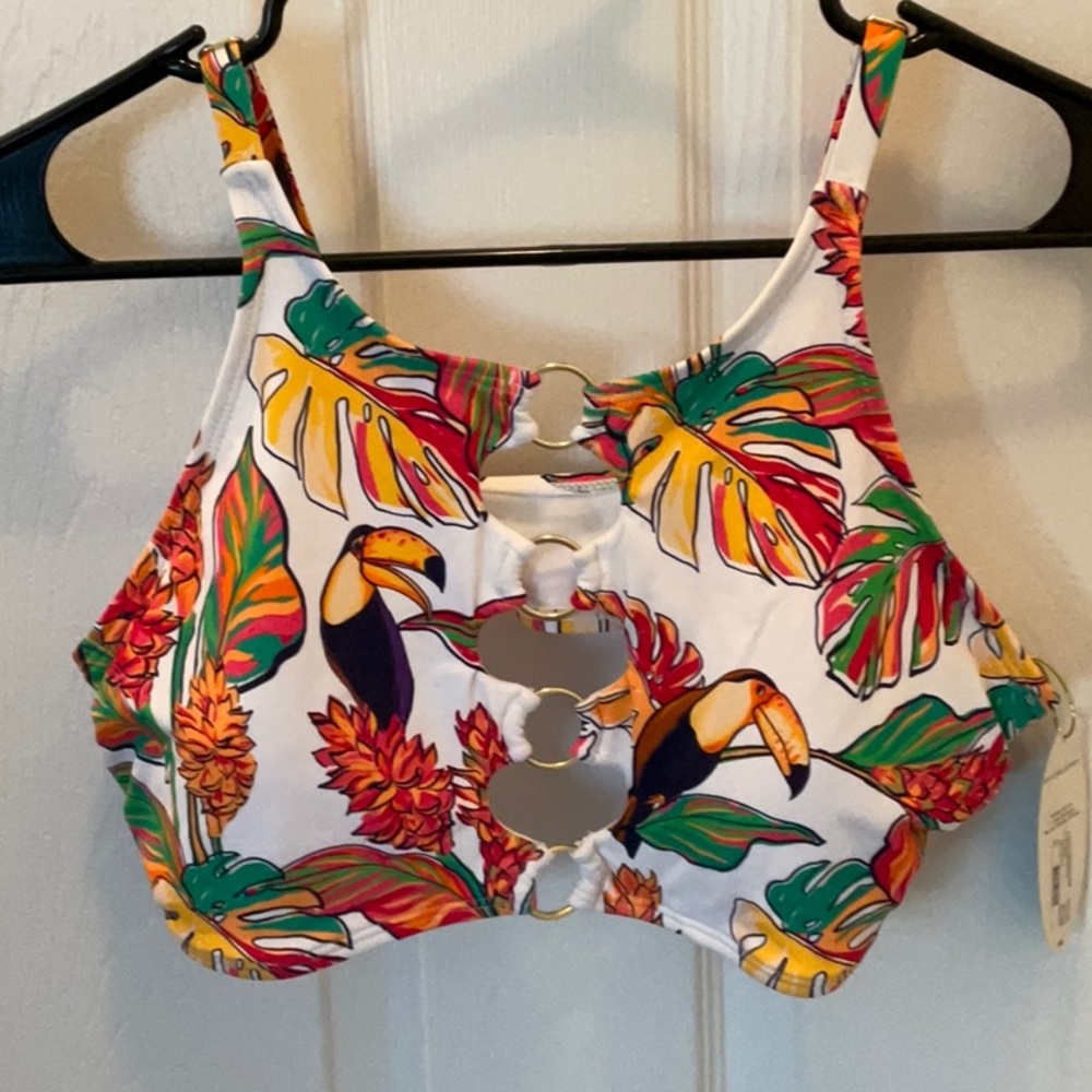 COPY - Mynah Tropical 🌴 Print Bikini Top